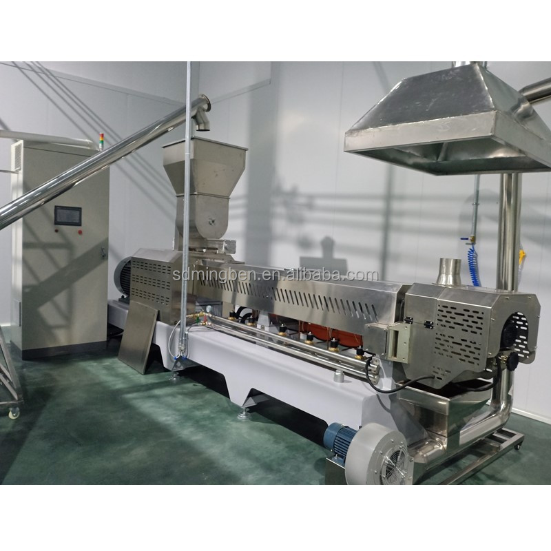 Automatic Twin Screw Extruder  - مراجعة Food Snacks Making Machine وسعره