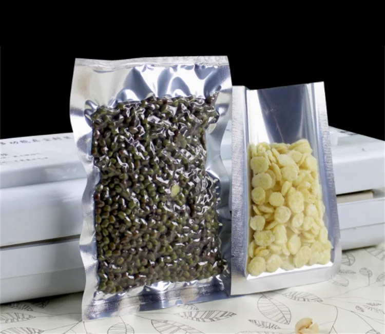 100 Pack Silver Glossy Flat Po - مراجعة Food Snacks Party وسعره